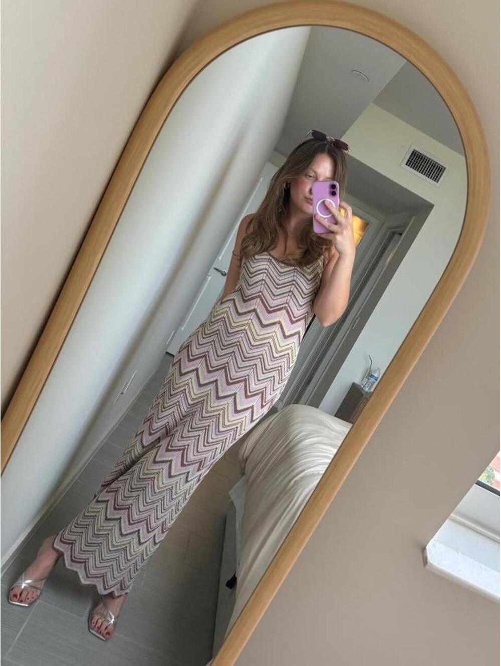 ✨ Missoni-Inspired Zigzag Knit Dress ✨